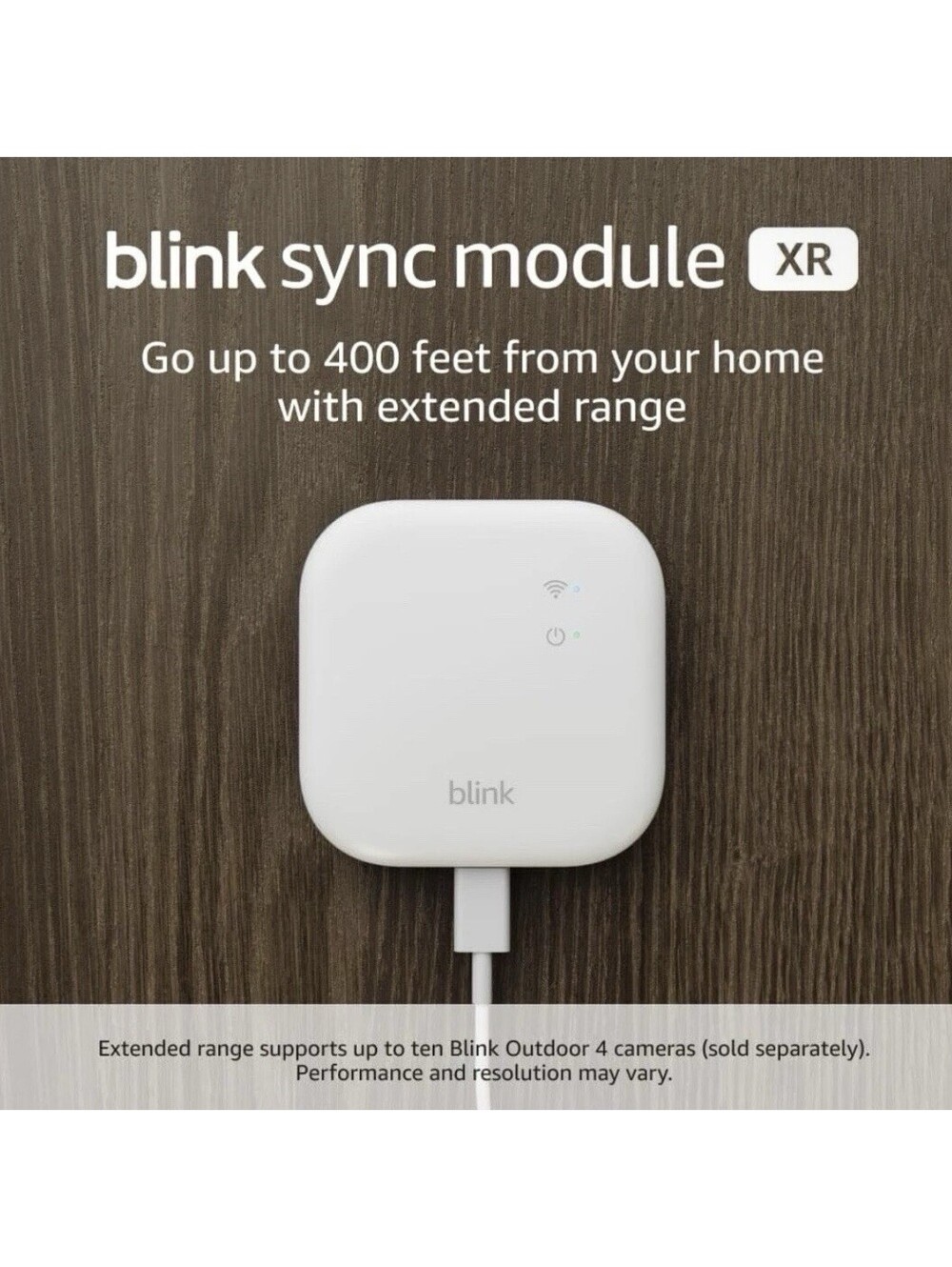 Blink Sync Module XR Hub for All Blink Devices 400ft for Outdoor 4 Camera